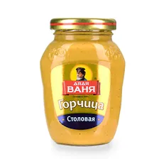 Горчица столовая 140 гр. банка Дядя Ваня