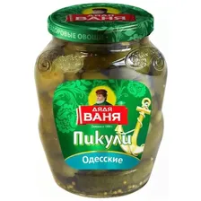 Огурцы Дядя Ваня Пикули Одесские с/б 350г