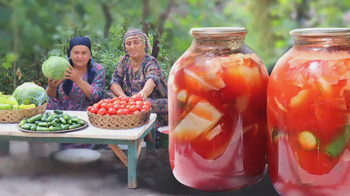 Маринованных огурцов в томатном соке АССОРТИ НА ЗИМУ