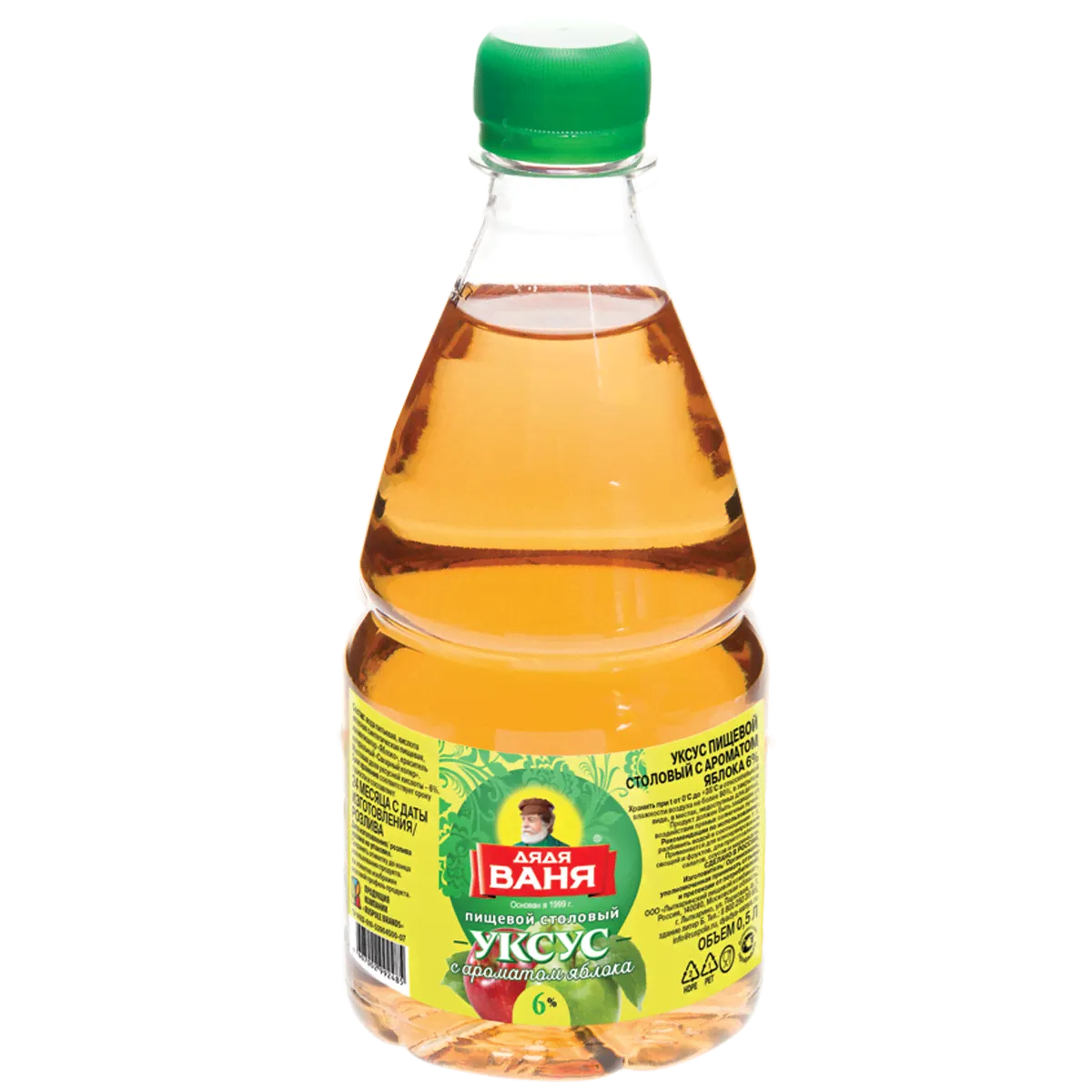 Уксус Дядя Ваня яблочный 500г.-0