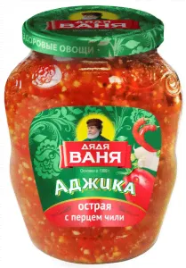 Аджика острая с перцем чили Дядя ваня 370г-0