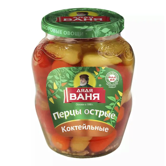 Перцы Дядя Ваня Коктейльные острые 350 г-0