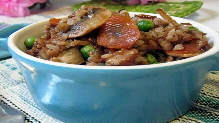 Гречка с Грибами и Овощами