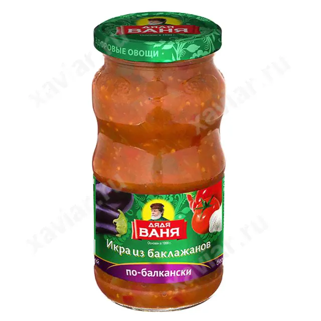 Икра из баклажанов по-балкански Дядя Ваня, 460гр-0
