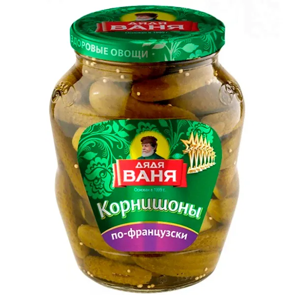 Корнишоны Дядя Ваня по-французски 680 гр