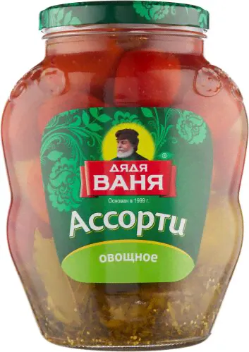 Ассорти Овощное Дядя Ваня 1,8 кг-0
