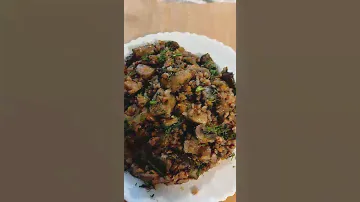 Вкуснейшая гречка с ГРИБАМИ на сковороде! БЫСТРО и просто!