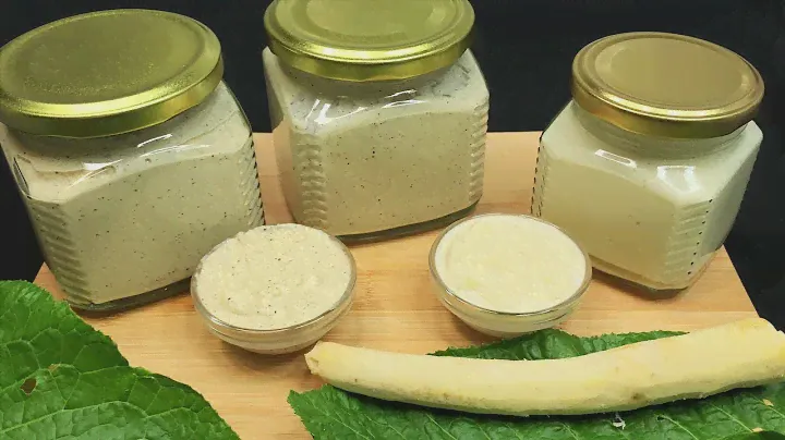 ВКУСНЕЙШИЕ СОУСЫ из ХРЕНА без стерилизации🧄Хрен с майонезом🧄Хрен столовый🧄Простой рецепт из хрена