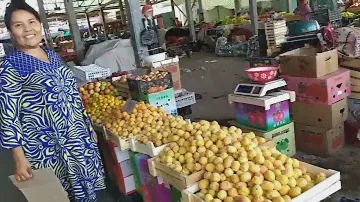 На рынке "Ойдин"(г.Алмалык)