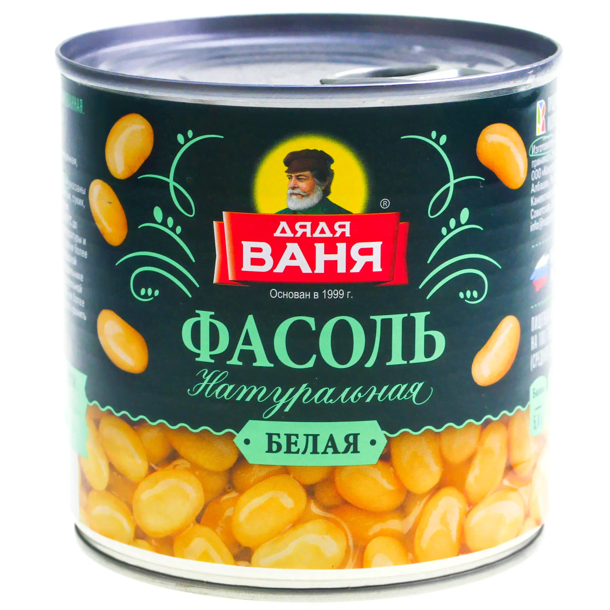 Фасоль Дядя Ваня 400г белая-0