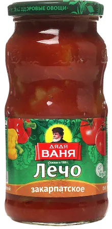 Лечо натуральное Закарпатское Дядя Ваня 460г