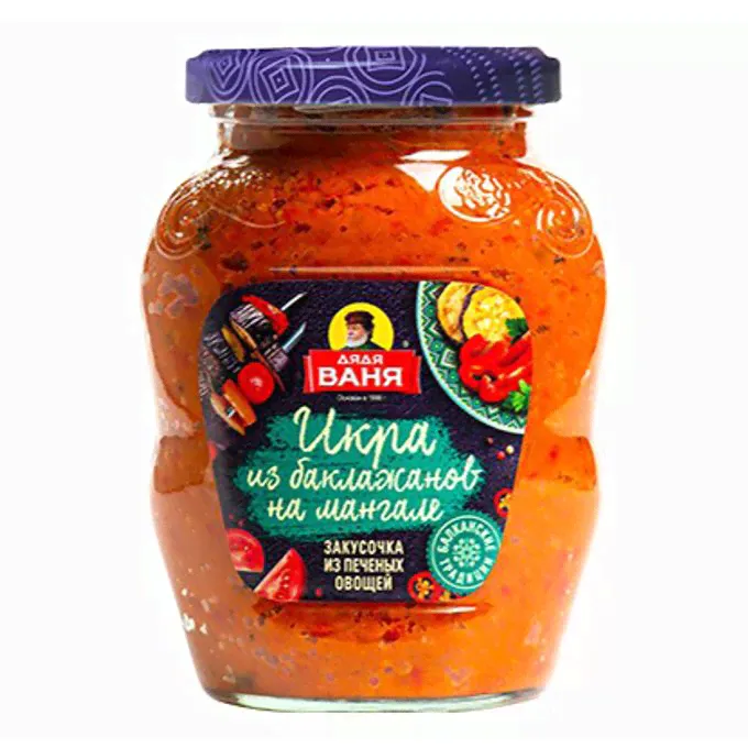 Икра Дядя Ваня из баклажанов на мангале 370 г-0