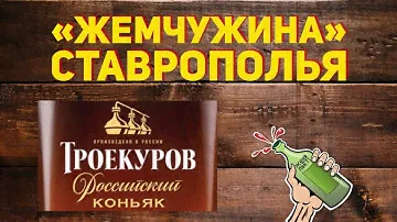 Коньяк ТРОЕКУРОВ КВ «55» (6 лет выдержки) | Дегустация коньяка Ставрополья | Женя Пьёт#15
