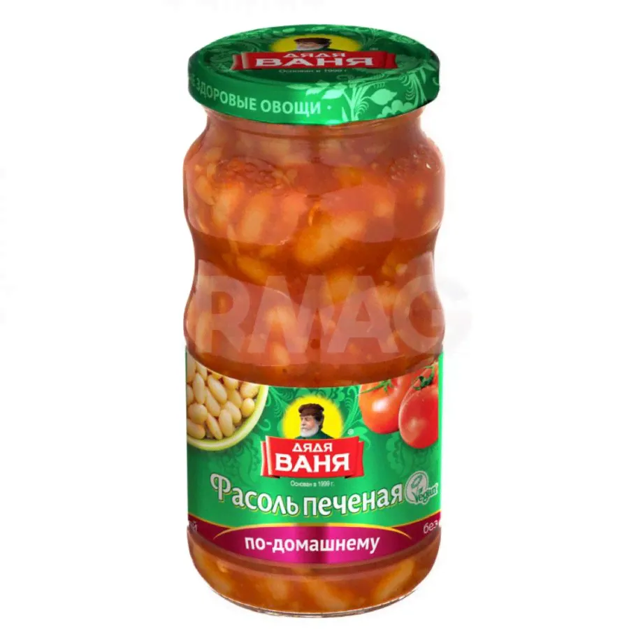 Фасоль Дядя Ваня печеная По-домашнему (480 г)