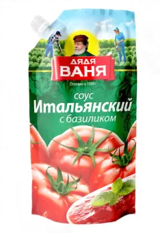 Соус Итальянский с базиликом Дядя Ваня 330 гр.-0
