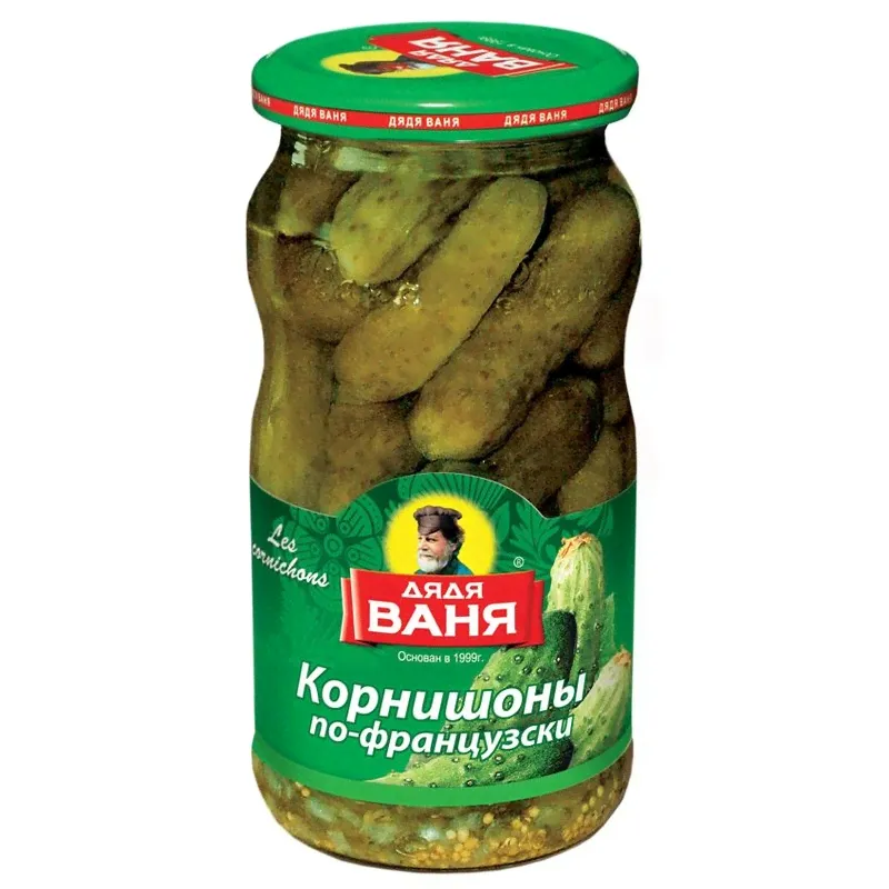 Консервация Корнишоны Дядя Ваня по-французски,460гр-0