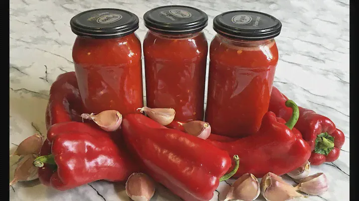 Быстрая Сырая Аджика из Сладкого Перца Очень Вкусно и Просто!!! / Домашняя Аджика / Ajika Recipe