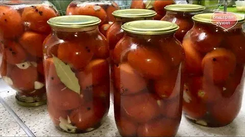 Хоть 100 банок закрою ВСЕ улетают ... ) Маринованные помидоры.