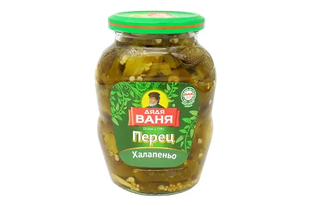Перец Халапеньо острый Дядя Ваня 350г