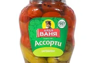 Ассорти овощное "Дядя Ваня" огурцы и помидоры 680 г