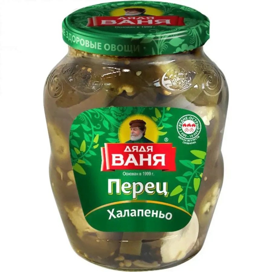 Перец Халапеньо Дядя Ваня (350 гр)
