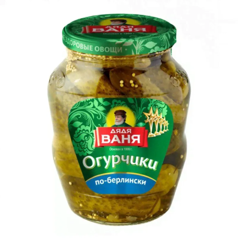 Дядя Ваня огурцы 0,68л По-Берлински стекло-0