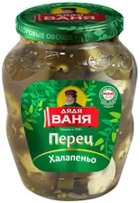 Перец Дядя Ваня Острый Пастеризованный Халапеньо 350г