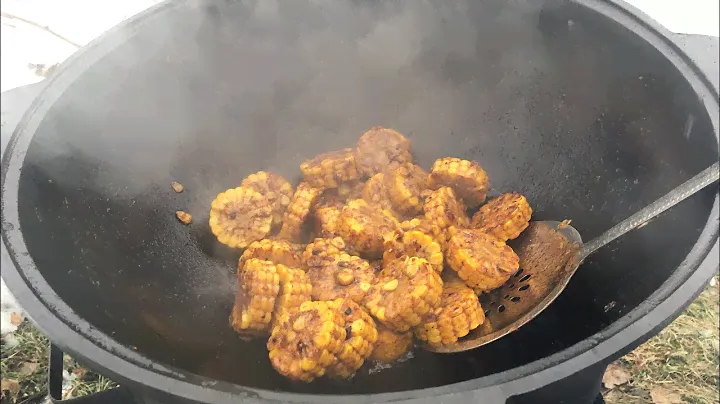 Жареная кукуруза 🌽 в казане (эксклюзив)