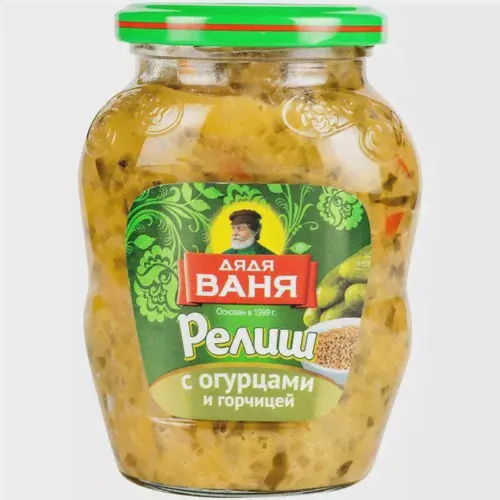 Релиш с огурцами и горчицей Дядя Ваня-0