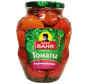 Томаты красные и бурые маринованные Дядя Ваня 1.8кг