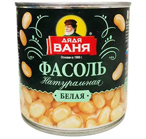 Фасоль Дядя Ваня Белая 400гр-0