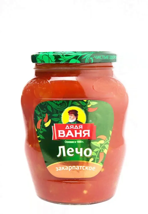 Лечо натуальное Закарпатское Дядя Ваня 680гр 8шт