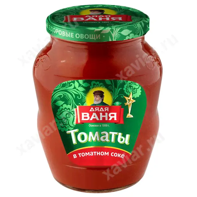 Томаты в томатном соке Дядя Ваня, 680гр-0