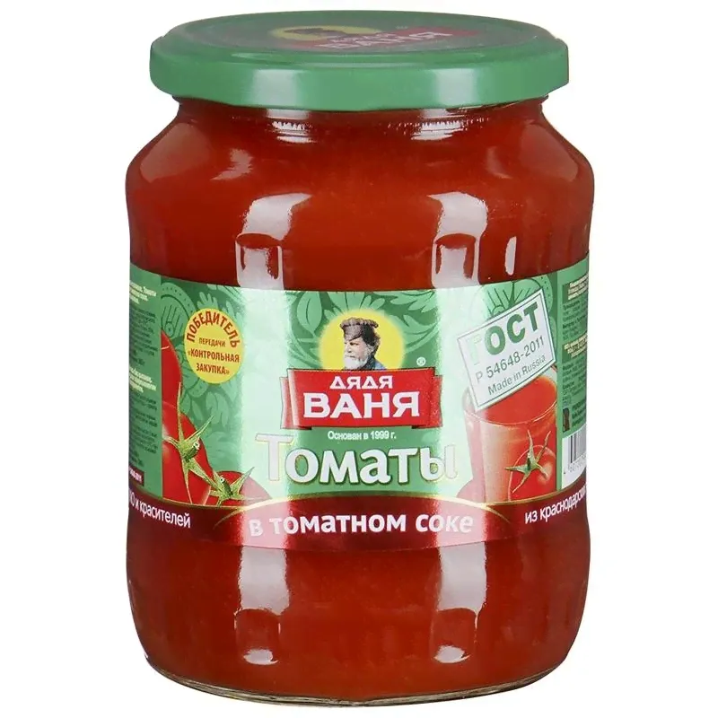 Томаты в собственном соку Дядя Ваня, 680 г-0