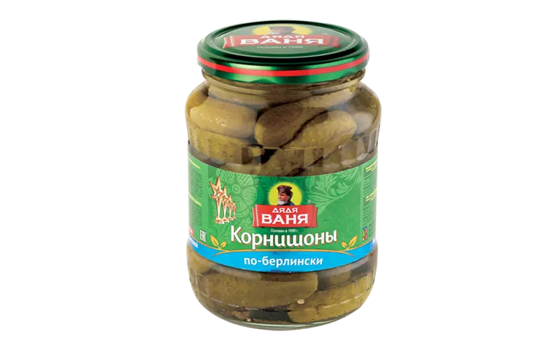 ОГУРЦЫ ДЯДЯ ВАНЯ, ПО-БЕРЛИНСКИ, корнишоны,