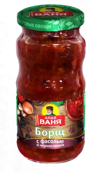 Борщ Дядя Ваня с фасолью и черносливом 470г/8
