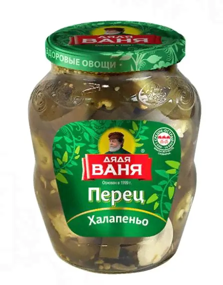 Перец Халапеньо нарезанный 350 гр. Дядя Ваня-0