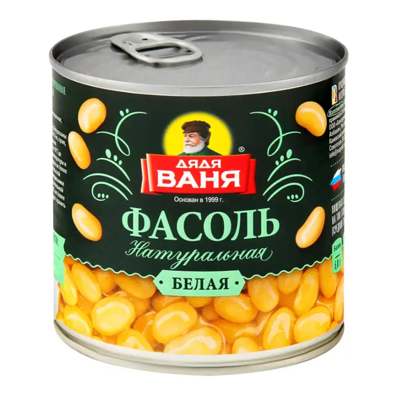 Фасоль белая Дядя Ваня 400 г.