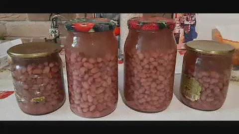 ФАСОЛЬ на зиму в банки,как магазинная//без уксуса
