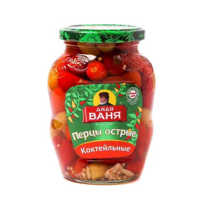 Перцы острые коктейльные Дядя Ваня 350 г-0