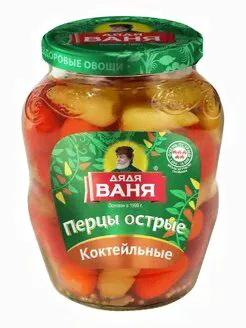 Перцы Дядя Ваня острые коктейльные 350 г Дядя Ваня