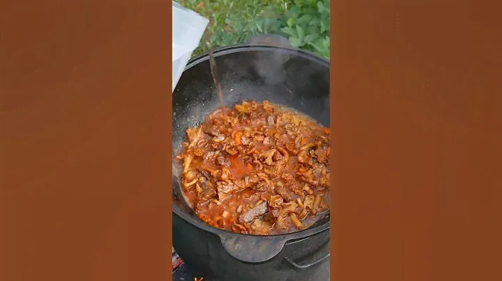 Гречка по-Купечески с мясом и грибами в казане🔥