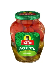 Ассорти томаты огурцы Дядя Ваня 1,8кг