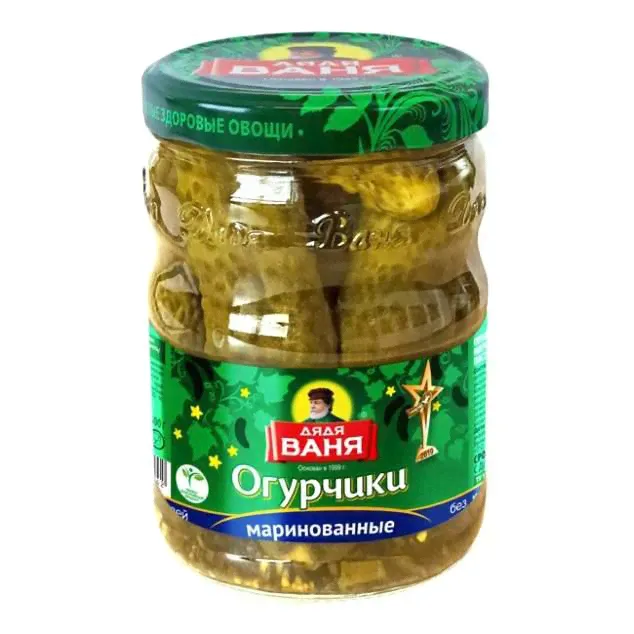 Огурцы Дядя Ваня маринованные 950г.-0