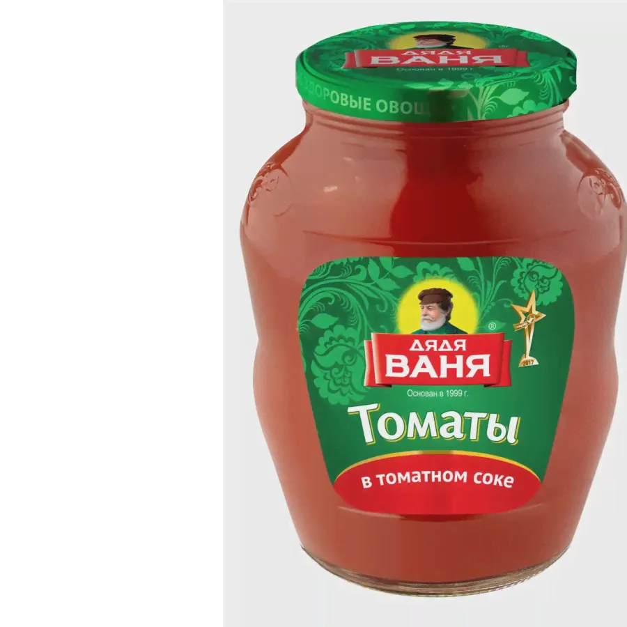 Томаты Дядя Ваня в томатном соке 1800 грамм-0